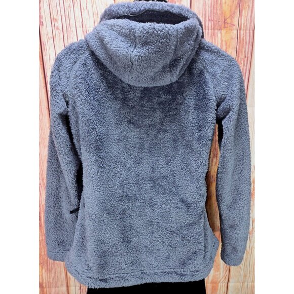 Kühl Womens 1/4 Zip Gray Sherpa Fleece Flight Jacket Small - Picture 2 of 9